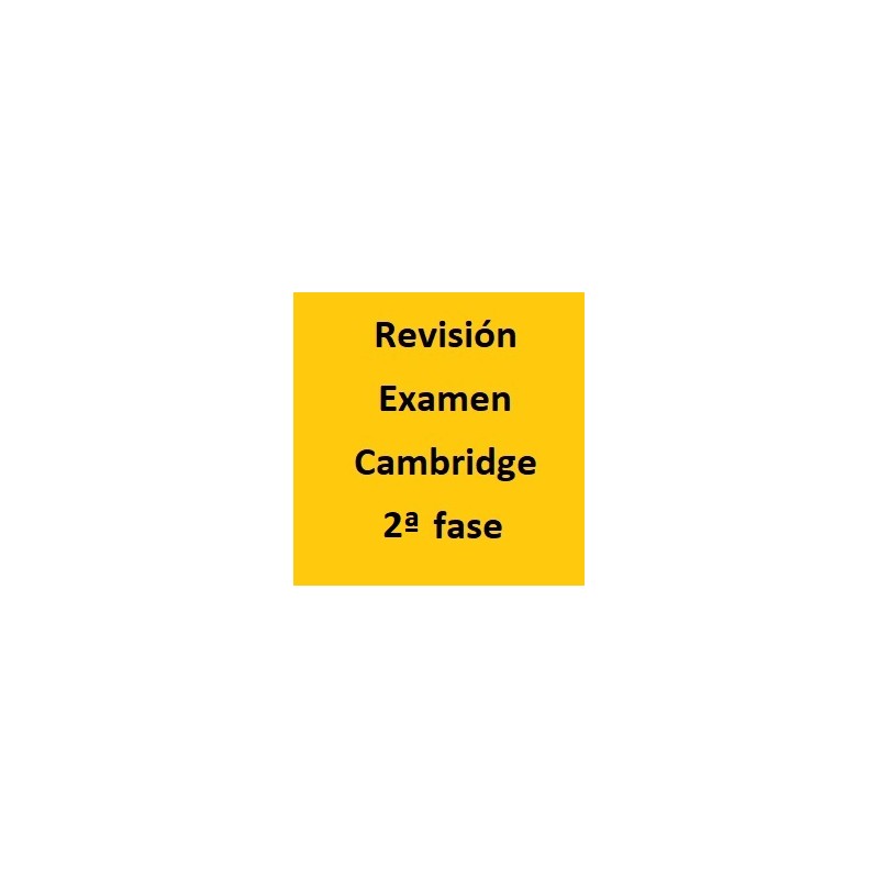 REVISION EXAMEN 2ª FASE