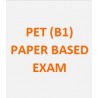 PET (B1) - PAPER-BASED EXAM